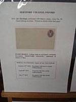Hertford College embossed envelope